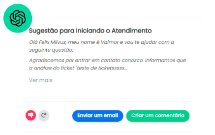 Sugestão de como usar o ChatGPT no Milvus