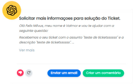 Sugestão de como usar o ChatGPT no Milvus